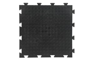 Παζλ Δαπεδου / Αντιολισθητικος Ταπητας Pvc Συνεργειου 500x500x8mm Σε Μαυρο Χρωμα Lampa - 1 ΤΕΜ.