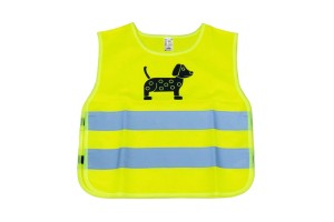 Γιλεκο Ανακλαστικο Εκτακτης Αναγκης Για Παιδια 5-14 Χρονων Σκυλος Κιτρινο Αμιο - 1 ΤΕΜ.