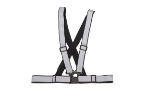 Ζωνη Ασφαλειας Ανακλαστικη Με Χιαστι Τιραντες Μαυρο (ΦΩΣΦΟΡΙΖΕ/ΠΟΛΥΕΣΤΕΡΙΚΟ) Amio -1 ΤΕΜ.