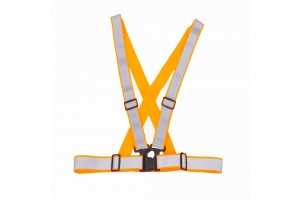 Ζωνη Ασφαλειας Ανακλαστικη Με Χιαστι Τιραντες Πορτοκαλι (ΦΩΣΦΟΡΙΖΕ/ΠΟΛΥΕΣΤΕΡΙΚΟ) Amio -1 ΤΕΜ.