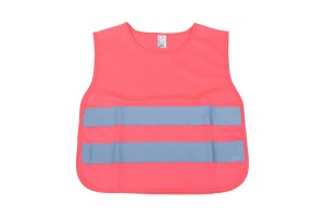 Γιλεκο Ανακλαστικο Εκτακτης Αναγκης Για Παιδια 5-14 Χρονωνροζ Amio - 1 τεμ.
