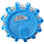 Φως Ασφαλειας Εκτακτης Αναγκης 100x100x35mm Με 15LED (3 Λευκο +12 ΜΠΛΕ)5 Χρησεων 1ΤΕΜ. M-TECH