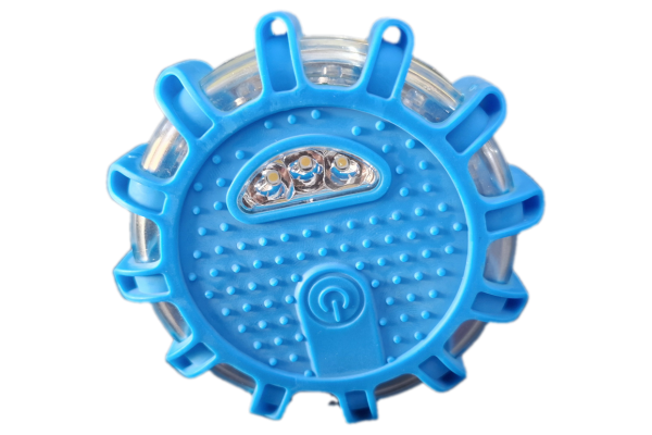 Φως Ασφαλειας Εκτακτης Αναγκης 100x100x35mm Με 15LED (3 Λευκο +12 ΜΠΛΕ)5 Χρησεων 1ΤΕΜ. M-TECH