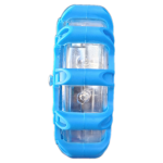 Φως Ασφαλειας Εκτακτης Αναγκης 100x100x35mm Με 15LED (3 Λευκο +12 ΜΠΛΕ)5 Χρησεων 1ΤΕΜ. M-TECH