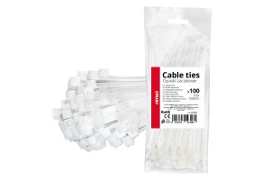 ΔΕΜΑΤΙΚΑ/ΔΕΤΙΚΑ Καλωδιων Tie Wrap (ΤΑΙΡΑΠ) 3.6 X 150mm (ΛΕΥΚΟ)ΑΜΙΟ - 100 ΤΕΜ.