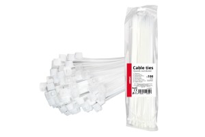 ΔΕΜΑΤΙΚΑ/ΔΕΤΙΚΑ Καλωδιων Tie Wrap (ΤΑΙΡΑΠ) 3.6 X 300mm (ΛΕΥΚΟ)ΑΜΙΟ - 100 ΤΕΜ.