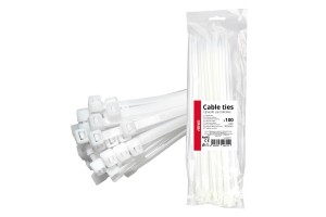 ΔΕΜΑΤΙΚΑ/ΔΕΤΙΚΑ Καλωδιων Tie Wrap (ΤΑΙΡΑΠ) 4.8 X 300mm (ΛΕΥΚΟ) - 100 ΤΕΜ.