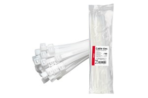 ΔΕΜΑΤΙΚΑ/ΔΕΤΙΚΑ Καλωδιων Tie Wrap (ΤΑΙΡΑΠ) 4.8 X 350mm (ΛΕΥΚΟ)ΑΜΙΟ - 100 ΤΕΜ.