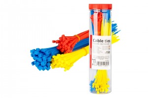 ΔΕΜΑΤΙΚΑ/ΔΕΤΙΚΑ Καλωδιων Tie WRAP(ΤΑΙΡΑΠ) 2.5x100mm/2.5x150mm/3.6x200mm Σε Διαφορα Χρωματα Σετ Αμιο - 150 ΤΕΜ.