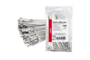 ΔΕΜΑΤΙΚΑ/ΔΕΤΙΚΑ Καλωδιων Tie Wrap (ΤΑΙΡΑΠ) Μεταλλικα 4,6 X 150mm Αμιο - 100 ΤΕΜ.