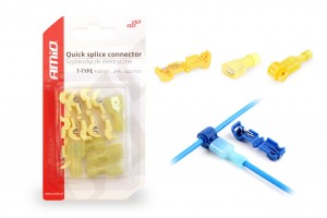 Κλεφτης Ρευματος Απο Καλωδιο T-TYPE Κιτρινο 20A - 5 Τεμαχια