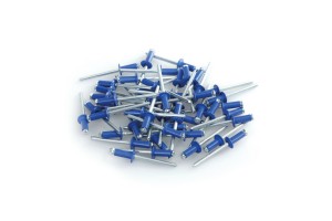 Πριτσινια Αλουμινιου 4,8x12mm (ΒΑΘΟΣ Τρυπας 2-6mm/ Εσωτερικη Διαμετρο 5,3mm) Μπλε 50ΤΕΜ