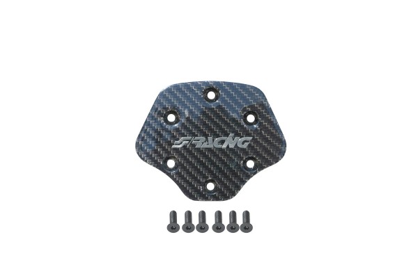 Καπακι Καταργησης Κορνας Real Carbon 90x112mm Για Τιμονια 6ΤΡΥΠΑ Αγωνιστικου Τυπου