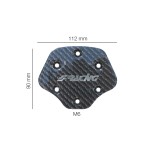 Καπακι Καταργησης Κορνας Real Carbon 90x112mm Για Τιμονια 6ΤΡΥΠΑ Αγωνιστικου Τυπου