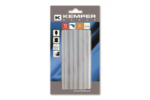 Ραβδοι Θερμοκολλησης 8mmX10cm Kemper - 12 ΤΕΜ.