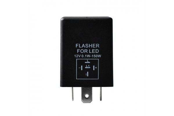 Led Flasher (ΦΛΑΣΙΕΡΑ) 5 Επαφων (L+-) 30x30x30mmM-TECH - 1ΤΕΜ.