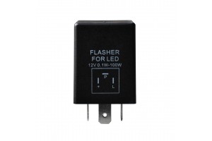Led Flasher (ΦΛΑΣΙΕΡΑ) 3 Επαφων (L+-) 30x30x30mm M-TECH - 1ΤΕΜ.