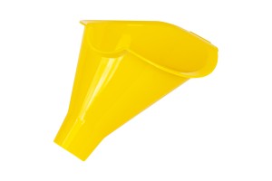 Χωνι Καυσιμου Πλαστικο Κιτρινο Μηκους 140mm Διαμετρου 100mm Amio - 1 ΤΕΜ.