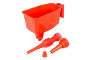 ΧΩΝΙ/ΛΕΚΑΝH Καυσιμου Με Λαβη Και Στομιο Κοκκινο Amio - 1 ΤΕΜ.