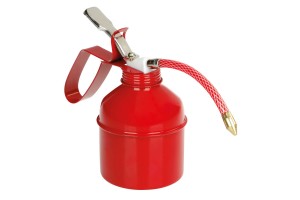 Δοχειο Μεταλλικο Λαδιου Με Αντλια Και Ευκαμπτο Στομιο (ΚΟΚΚΙΝΟ) 500ml