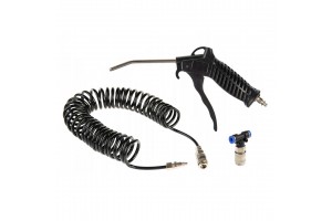 Πιστολι Αερα 13ATM Με Σπιραλ 5m Και Ανταπτορα Τ 1/4 Amio - 1 ΤΕΜ.