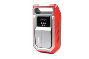 Κομπρεσερ Αερα Ελαστικων 12V 120W 140psi 10bar Με Φις Αναπτηρα Led Φακο Και Οθονη Lcd Αmio - 1 TEM.