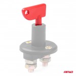 Amio - Κλειδιά Κεντρικού Διακόπτη Ρεύματος Μπαταρίας Υλικό Πλαστικό Χρώμα Κόκκινο - 10 Τεμ (04805/AM)