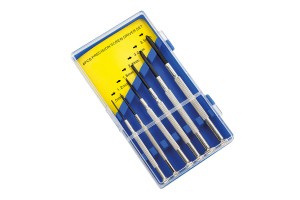 Κατσαβιδια ΑΚΡΙΒΕΙΑΣ(+/-)1,0/1,2/1,8/2,4/3,0/3,5mm Σε Κασετινα Πλαστικη Lampa - Σετ 6 Τεμαχιων