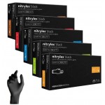 Γαντια Νιτριλιου Mercator Nitrylex Basic Σε Μαυρο Χρωμα Small (S) Amio - 100 τεμ.