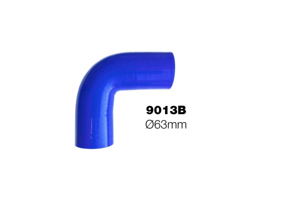Γωνια Σιλικονης Μπλε Φ63 90 Μοιρες