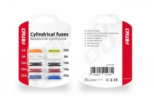 Ασφαλειες FUS-0ΔΙΑΦΟΡΕΣ Σε Καρτελα 1x5A/2x8A/2x10A/2x16A/1x20A/2x25A Amio - 10 ΤΕΜ.