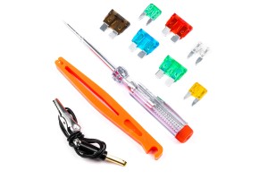 Ασφαλειες STANDARD/MICRO Με Δοκιμαστικο Κατσαβιδι 6-24V & Εργαλειο Αφαιρεσης Set Αμιο - 150 ΤΕΜ.