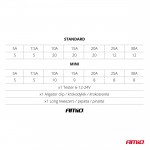 Ασφαλειες STANDARD/MICRO Με Δοκιμαστικο Κατσαβιδι 6-24V & Εργαλειο Αφαιρεσης Set Αμιο - 150 ΤΕΜ.