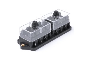 Ασφαλειοθηκη Κεραμικη 8 Θεσεων (ΓΙΑ Ασφαλειες Τυπου STANDARD) 133x52mm Αμιο - 1 ΤΕΜ.