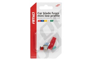 Ασφαλειες Micro Με Εργαλειο Αφαιρεσης Low Profile Καρτελα (10A/15A/20A/25A/30A ) Αμιο - 5 ΤΕΜ.
