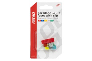 Ασφαλειες Micro Blade (ΜΑΧΑΙΡΩΤΕΣ) & Εργαλειο Αφαιρεσης Καρτελα (10A/15A/ 20A/25A/30A) Αμιο - 5 ΤΕΜ.