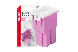 Ασφαλειες Japval Pal Θηλυκες 30A Σε Ροζ Χρωμα Amio - 2 Τεμ.