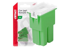 Ασφαλειες Japval Pal Θηλυκες 40A Σε Πρασινο Χρωμα Amio - 2 Τεμ.
