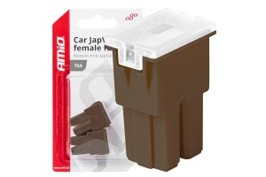 Ασφαλειες Japval Pal Θηλυκες 70A Σε Καφε Χρωμα Amio - 2 Τεμ.