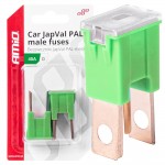 Ασφαλειες Japval Pal O Αρσενικες 40A Σε Πρασινο Χρωμα Amio - 2 Τεμ.