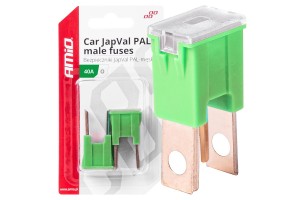 Ασφαλειες Japval Pal O Αρσενικες 40A Σε Πρασινο Χρωμα Amio - 2 Τεμ.