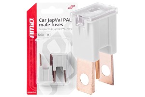 Ασφαλειες Japval Pal O Αρσενικες 120A Σε Γκρι Χρωμα Amio - 2 Τεμ.