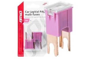 Ασφαλειες Japval Pal U Αρσενικες 30A Σε Ροζ Χρωμα Amio - 2 Τεμ.