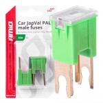 Ασφαλειες Japval Pal U Αρσενικες 40A Σε Πρασινο Χρωμα Amio - 2 Τεμ.