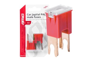 Ασφαλειες Japval Pal U Αρσενικες 50A Σε Κοκκινο Χρωμα Amio - 2 Τεμ.