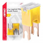 Ασφαλειες Japval Pal U Αρσενικες 60A Σε Κιτρινο Χρωμα Amio - 2 Τεμ.