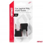 Ασφαλειες Japval Pal U Αρσενικες 80A Σε Μαυρο Χρωμα Amio - 2 Τεμ.