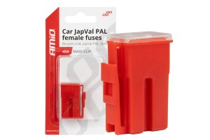 Ασφαλειες Japval Pal Θηλυκες 45A Σε Κοκκινο Χρωμα Amio - 2 Τεμ.