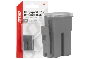 Ασφαλειες Japval Pal Θηλυκες 75A Σε Γκρι Χρωμα Amio - 2 Τεμ.