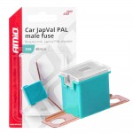Ασφαλεια Japval Pal Αρσενικη 48mm 20A Σε Γαλαζιο Χρωμα Amio - 1 Τεμ.